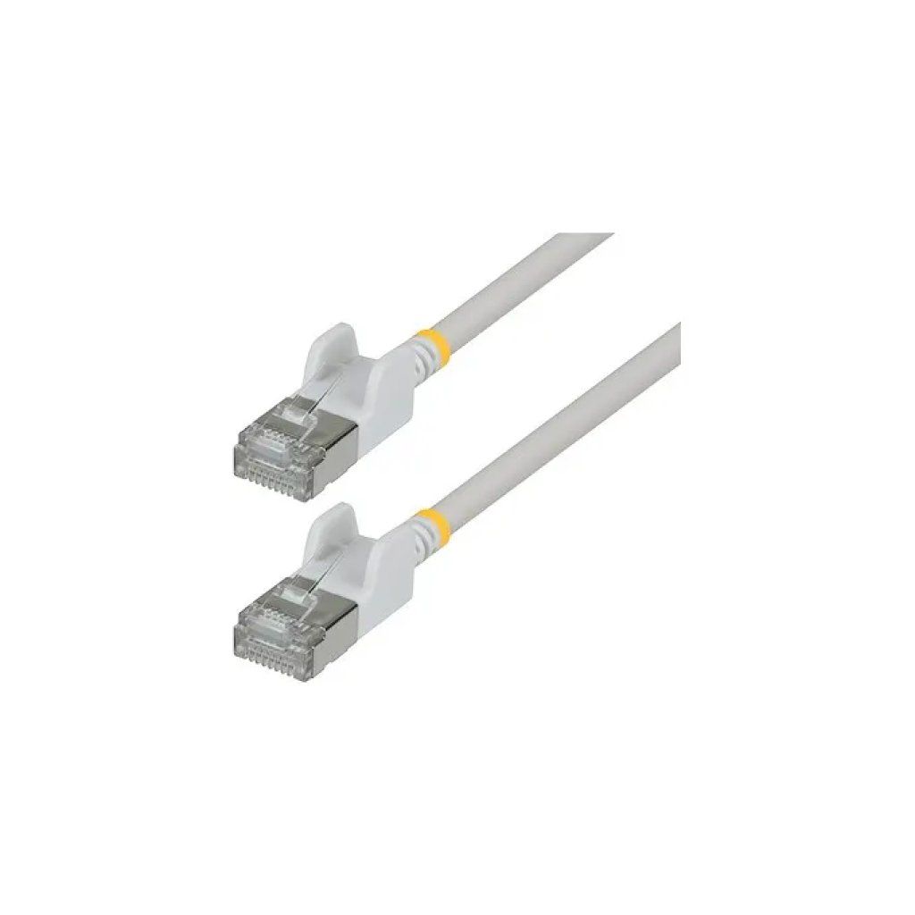 StarTech Cavo Ethernet Cat6A Ultra Slim U/FTP 30 cm Bianco StarTech Cavo Ethernet Cat6A Ultra Slim U/FTP 30 cm Bianco
