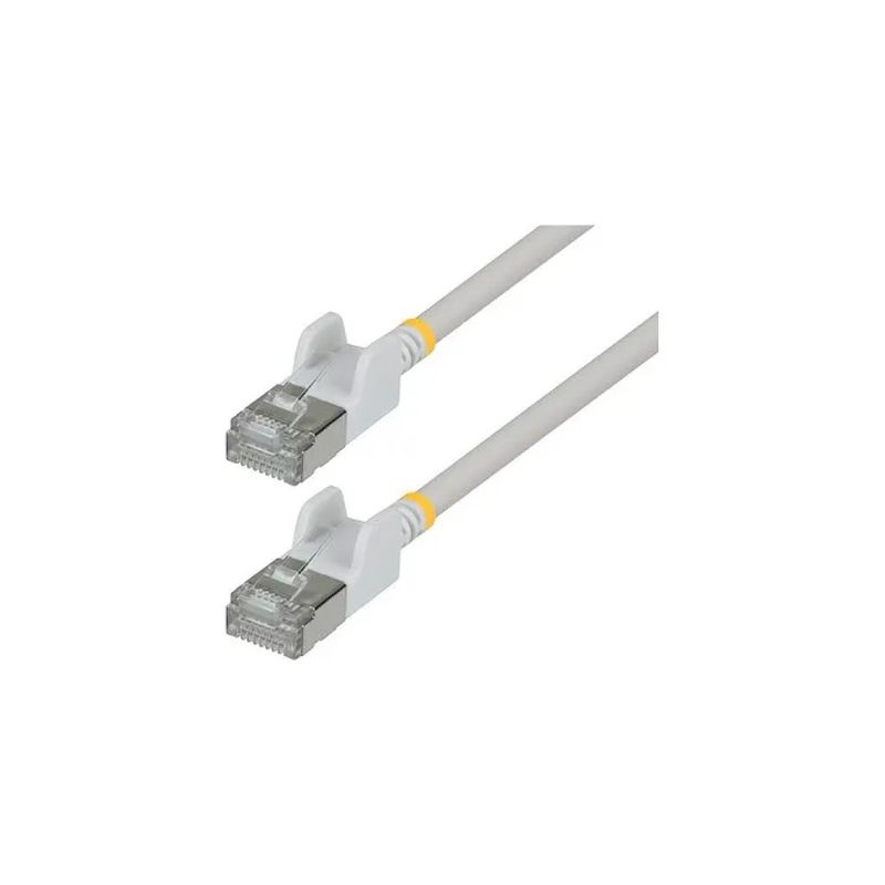StarTech Cavo Ethernet Cat6A Ultra Slim U/FTP 30 cm Bianco
