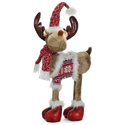 KOOPMAN Set Cappello e Sciarpa Renna da Adulto – Rosso