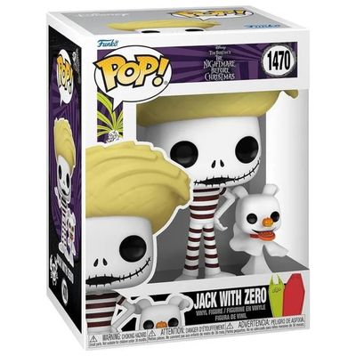 Funko Pop! Jack Skeletron con Zero #1470 – Nightmare Before Christmas Funko Pop! Jack Skeletron con Zero #1470 – Nightmare Before Christmas