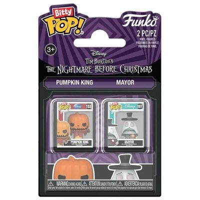 Funko Bitty POP! Nightmare Before Christmas: Pumpkin Jack e Mayor Funko Bitty POP! Nightmare Before Christmas: Pumpkin Jack e Mayor