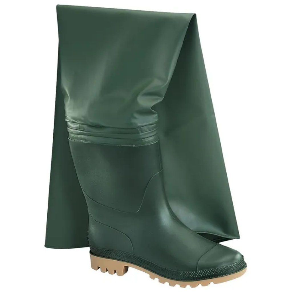 Neri Stivali da Pesca Tuttacoscia in PVC Verde – Taglia 43