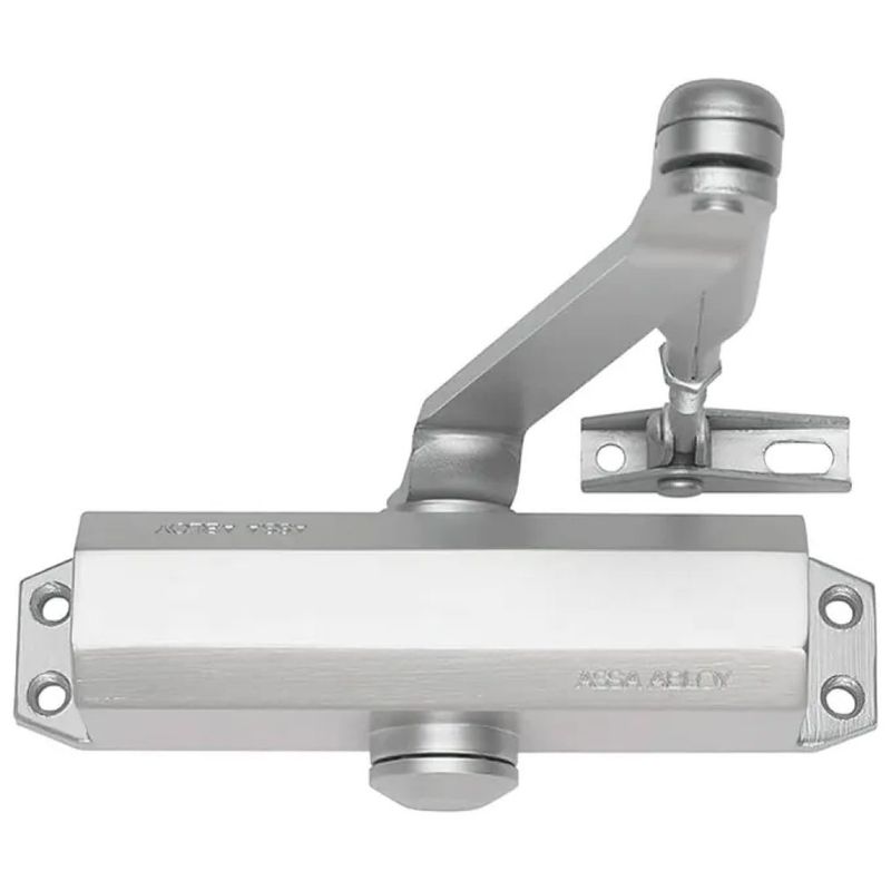 ASSA ABLOY TESA DC110 Chiudiporta con Braccio a Forbice e Fermo, Argento