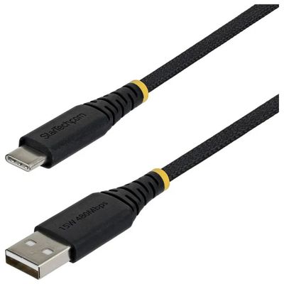 STARTECH.COM Cavo USB-A a USB-C StarTech.com, 2 m, nero STARTECH.COM Cavo USB-A a USB-C StarTech.com, 2 m, nero