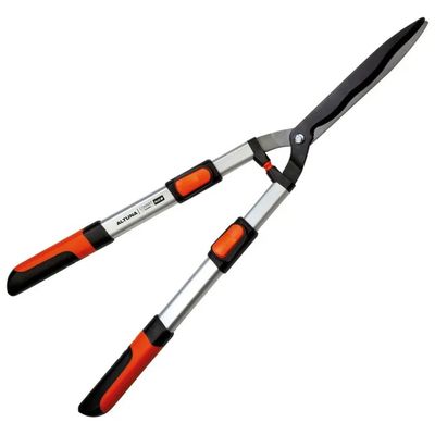 ALTUNA J504 Forbici telescopiche per siepi, lama ondulata 69–91 cm, verdi