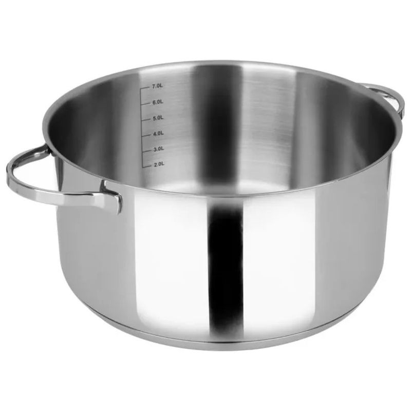 Moneta Allegro Casseruola in Acciaio Inox, 28 cm – 8,2 L