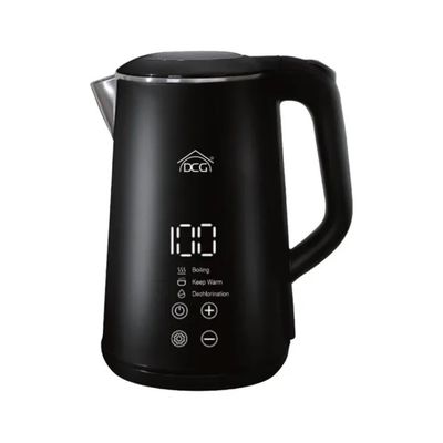 DCG WK6451D Bollitore Elettrico Digitale 1500 W Nero