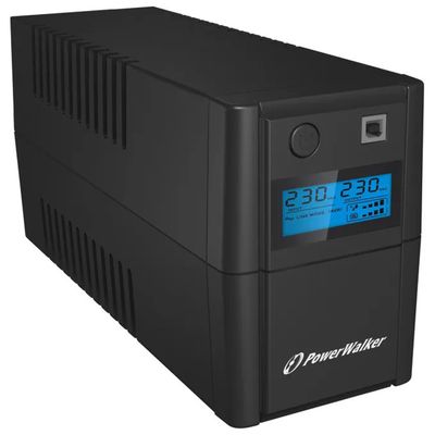 PowerWalker VI 650 SHL UPS Line Interactive 650 VA / 360 W, 2 prese Schuko, USB