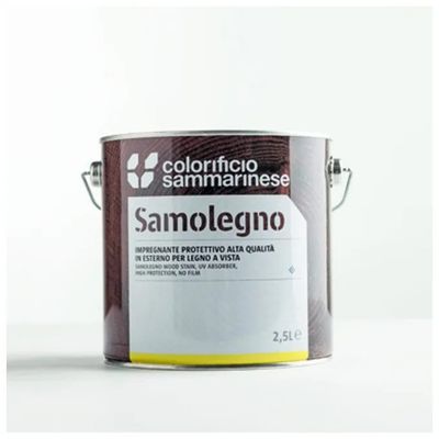 COLORIFICIO SAMMARINESE Samolegno impregnante per legno noce scuro, 5 L COLORIFICIO SAMMARINESE Samolegno impregnante per legno noce scuro, 5 L