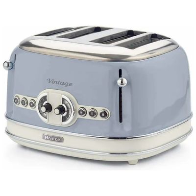 ARIETE Tostapane Ariete Vintage 4 Fette Azzurro, 1600 W