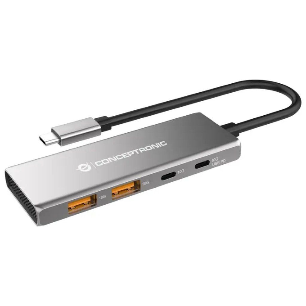 Conceptronic HUBBIES15G Hub USB-C/USB-A a 4 porte