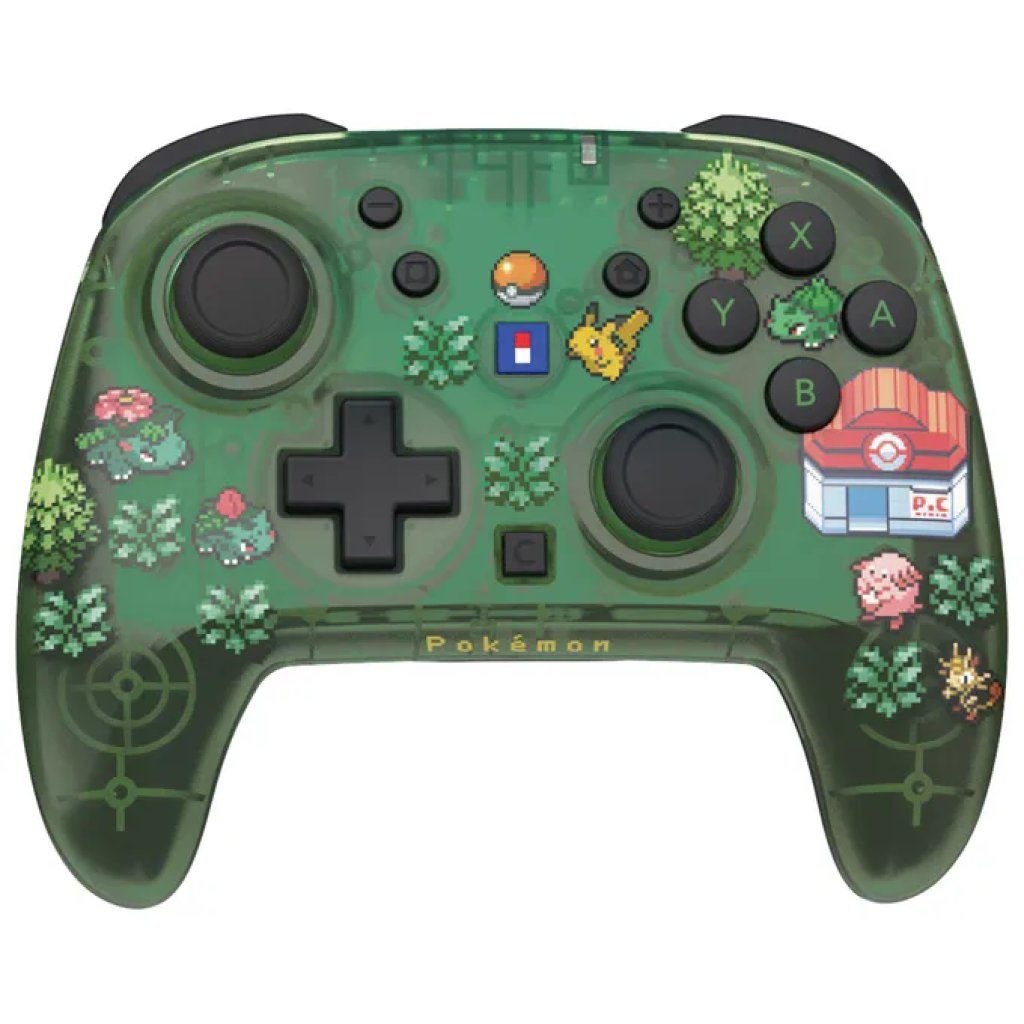 HORI HORIPAD Turbo Wireless Pokémon Pixel Verde per Nintendo Switch 2 HORI HORIPAD Turbo Wireless Pokémon Pixel Verde per Nintendo Switch 2
