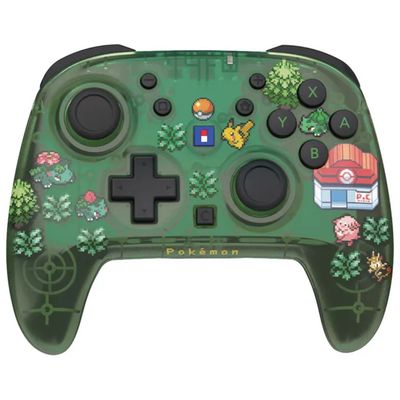 HORI HORIPAD Turbo Wireless Pokémon Pixel Verde per Nintendo Switch 2 HORI HORIPAD Turbo Wireless Pokémon Pixel Verde per Nintendo Switch 2