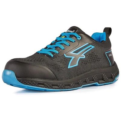 U-Power Deon Scarpe Antinfortunistiche S1PS HI HRO FO SR Nero e Azzurro