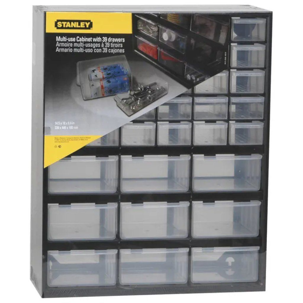 STANLEY 1-93-981 Organizer per minuteria con 39 cassetti
