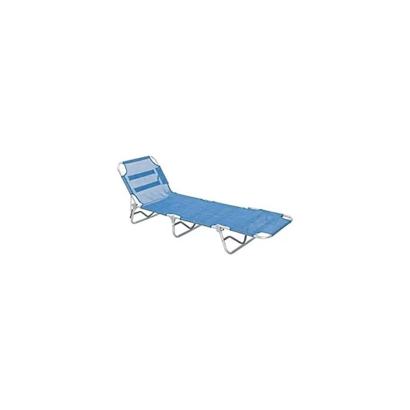 LIF Lettino da Spiaggia LIF Sabaudia Blu 188 x 58 cm