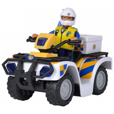 Simba Fireman Sam – Quad della Polizia con Malcolm e Accessori Simba Fireman Sam – Quad della Polizia con Malcolm e Accessori