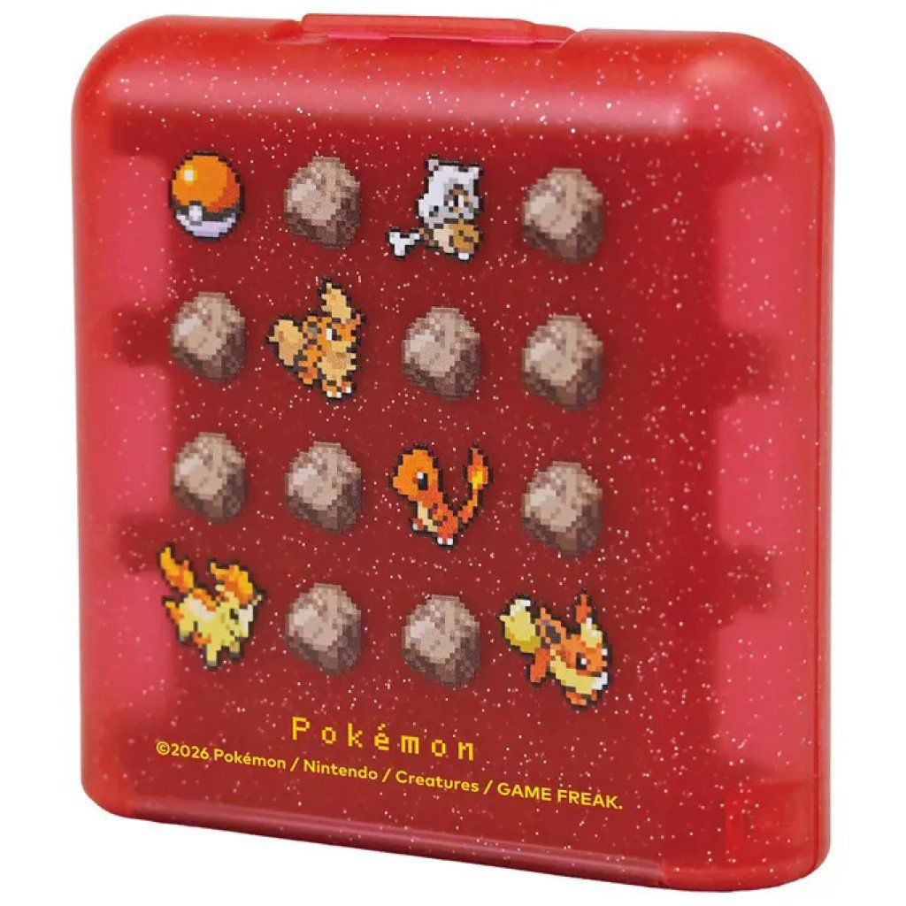 HORI Custodia Pokémon Pixel Rosso per 24 Cartucce Nintendo Switch 2 e Switch HORI Custodia Pokémon Pixel Rosso per 24 Cartucce Nintendo Switch 2 e Switch