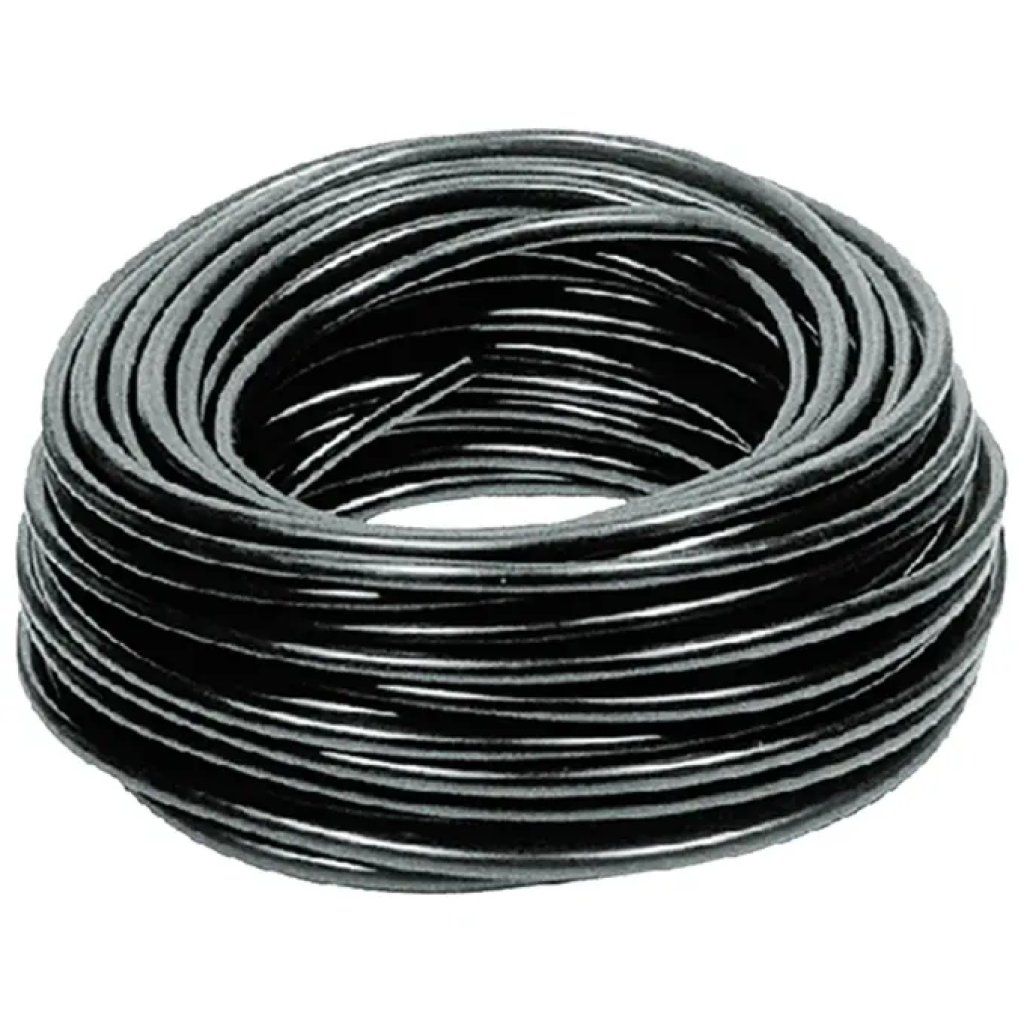 Novital Tubo Flessibile in PVC Nero 9 mm, 100 m