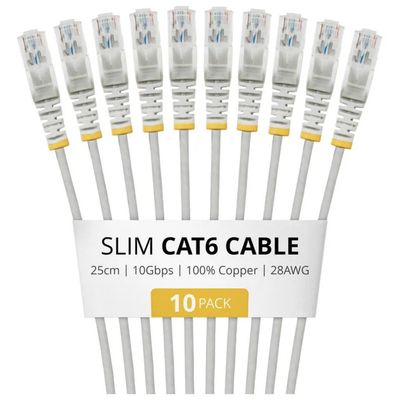 STARTECH.COM Cavo di rete StarTech.com Cat6 U/UTP RJ-45, 25 cm, grigio STARTECH.COM Cavo di rete StarTech.com Cat6 U/UTP RJ-45, 25 cm, grigio