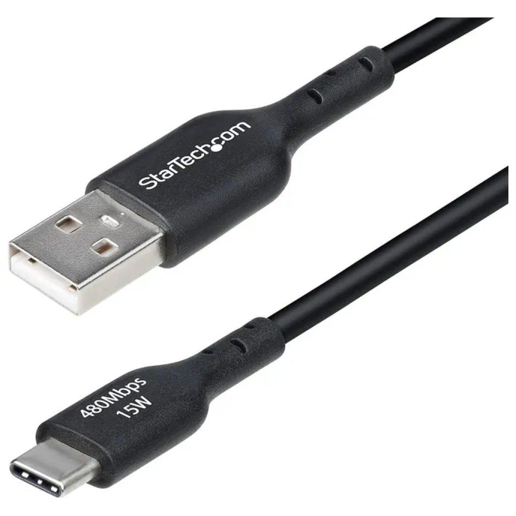 StarTech Cavo USB-A a USB-C 3 m, 15 W, Nero