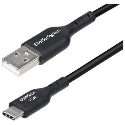 StarTech Cavo USB-A a USB-C da 3 m, 15 W, Nero StarTech Cavo USB-A a USB-C da 3 m, 15 W, Nero