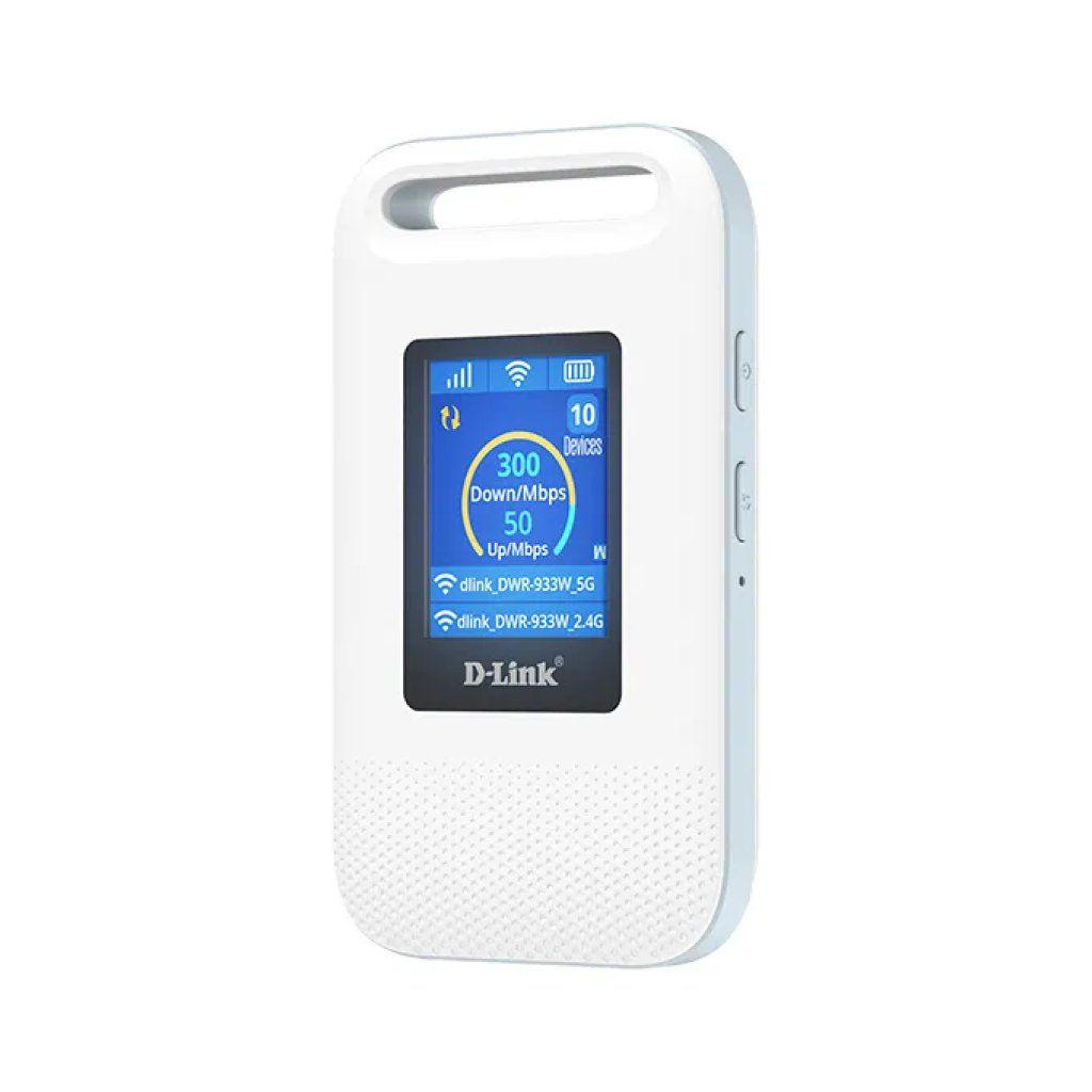 D-Link DWR-933W Hotspot Portatile 4G+ LTE Wi-Fi 6 D-Link DWR-933W Hotspot Portatile 4G+ LTE Wi-Fi 6