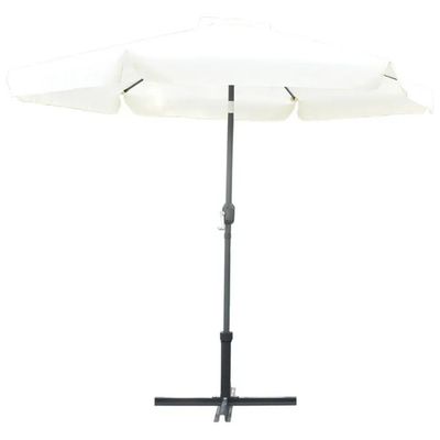 LIF Ombrellone da Giardino Tondo Oron 270 cm Nero LIF Ombrellone da Giardino Tondo Oron 270 cm Nero