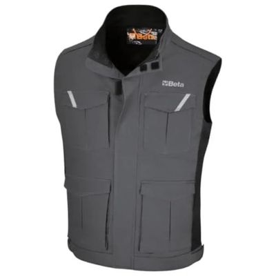 Beta 7937MG Gilet da Lavoro Multitasche Grigio