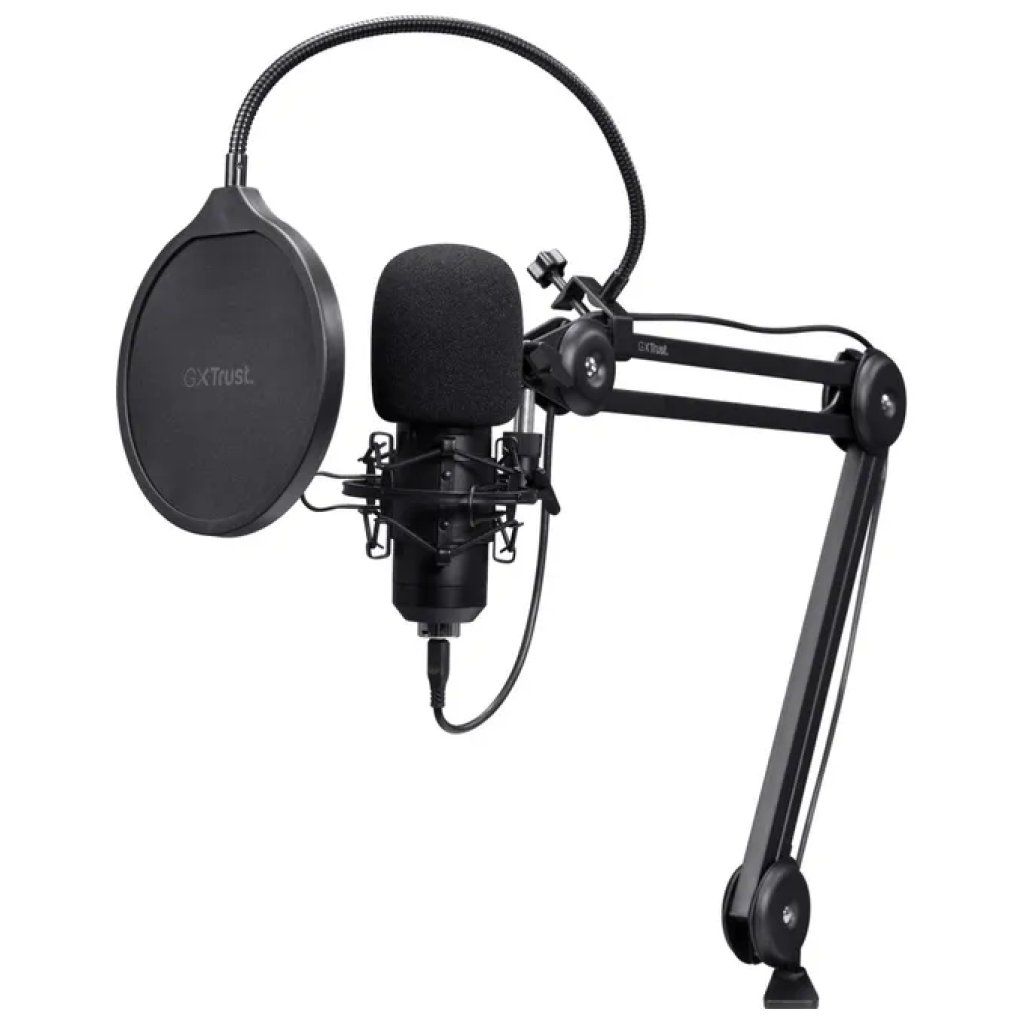 Trust Emita II Microfono USB con Braccio Regolabile