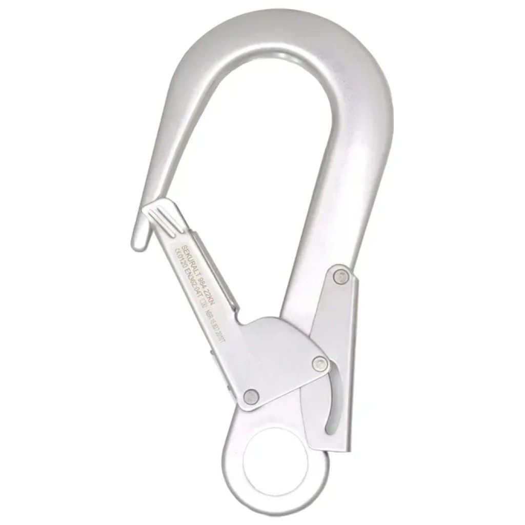 Irudek Silverlight 984 Moschettone in Alluminio, Doppia Azione, 25 kN Irudek Silverlight 984 Moschettone in Alluminio, Doppia Azione, 25 kN