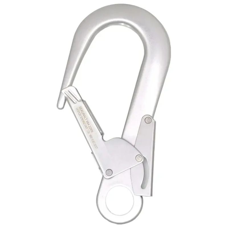 Irudek Silverlight 984 Moschettone in Alluminio, Doppia Azione, 25 kN