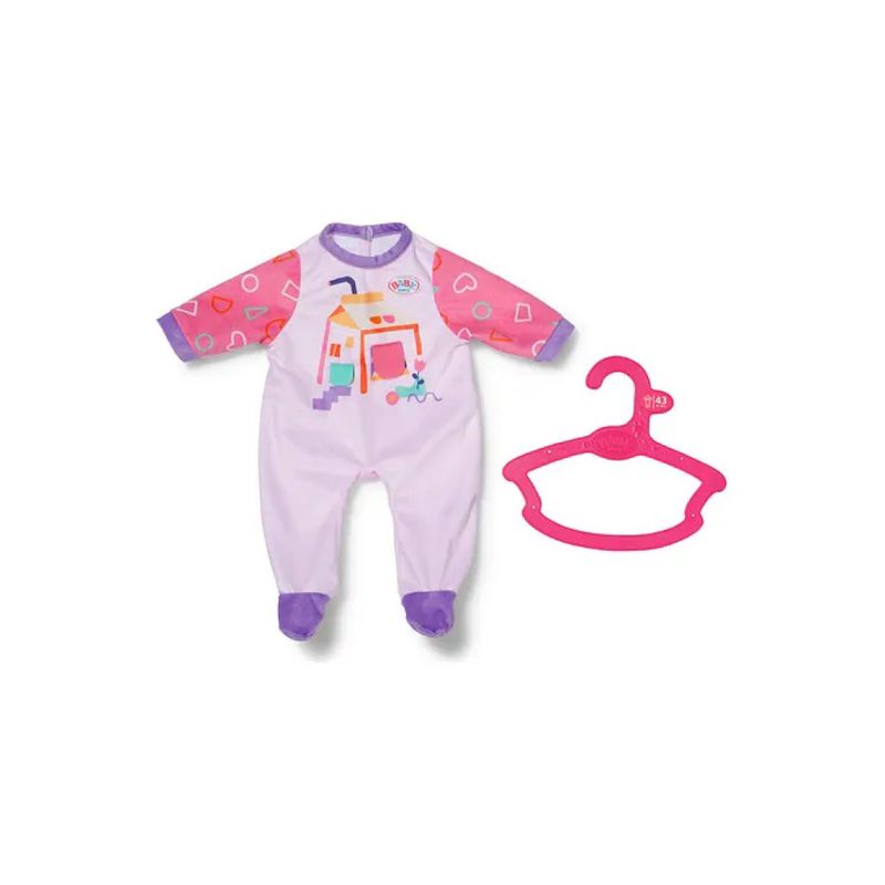 MGA BABY born Tutina Lucky per Bambole da 43 cm – Motivo Casette