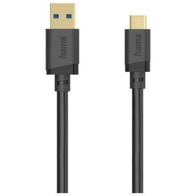 Hama 00202006 Cavo USB-A a USB-C 3.2 Gen 1, 1,5 m, Nero Hama 00202006 Cavo USB-A a USB-C 3.2 Gen 1, 1,5 m, Nero