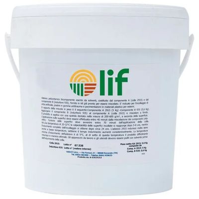 LIF Colorea Collante per Prato Sintetico con Catalizzatore, 5 kg + 600 g