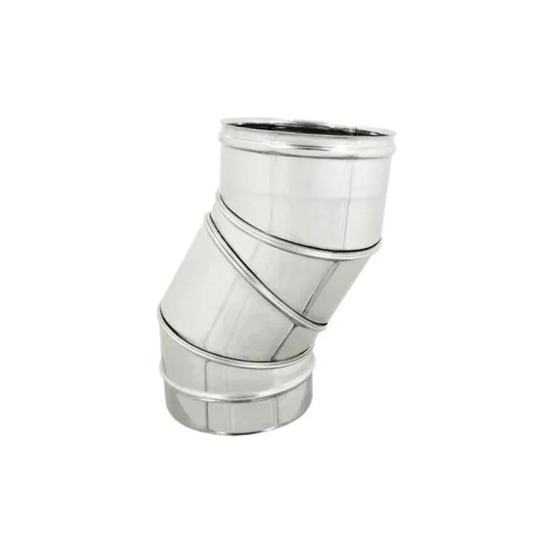 KASART Gomito orientabile in acciaio 15 cm, 90°
