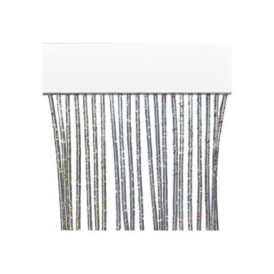 MADE IN ITALY Tenda a cordoncino CIAMPI BRILLIANT argento 125 × 230 cm MADE IN ITALY Tenda a cordoncino CIAMPI BRILLIANT argento 125 × 230 cm