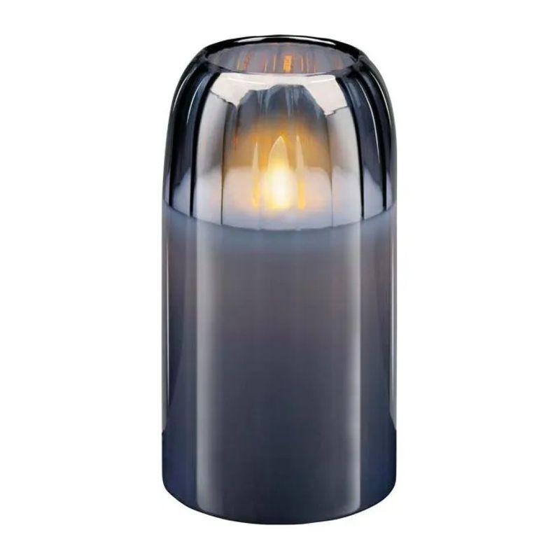 KAEMINGK Proflor 480563 Candela LED a Fiamma Danzante, Grigio Chiaro