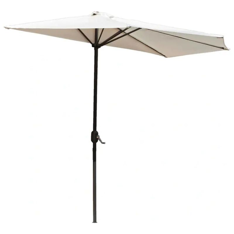 LIF Ombrellone da Parete Orientabile Nero 270 cm