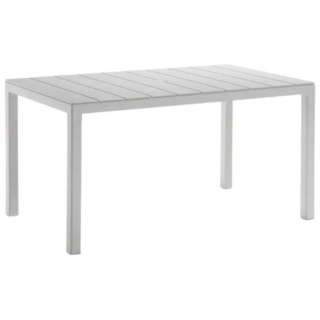 BICA King BCA224 Tavolo da Giardino Bianco 146 × 86 cm