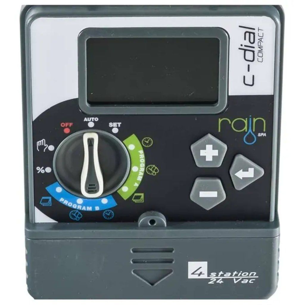 RAIN Compact-Dial Programmatore per Irrigazione a 4 Zone RAIN Compact-Dial Programmatore per Irrigazione a 4 Zone