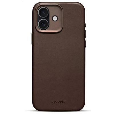 Decoded Custodia MagSafe in Pelle per iPhone 17 – Marrone Cioccolato