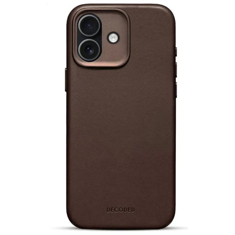 Decoded Custodia MagSafe in Pelle per iPhone 17 – Marrone Cioccolato