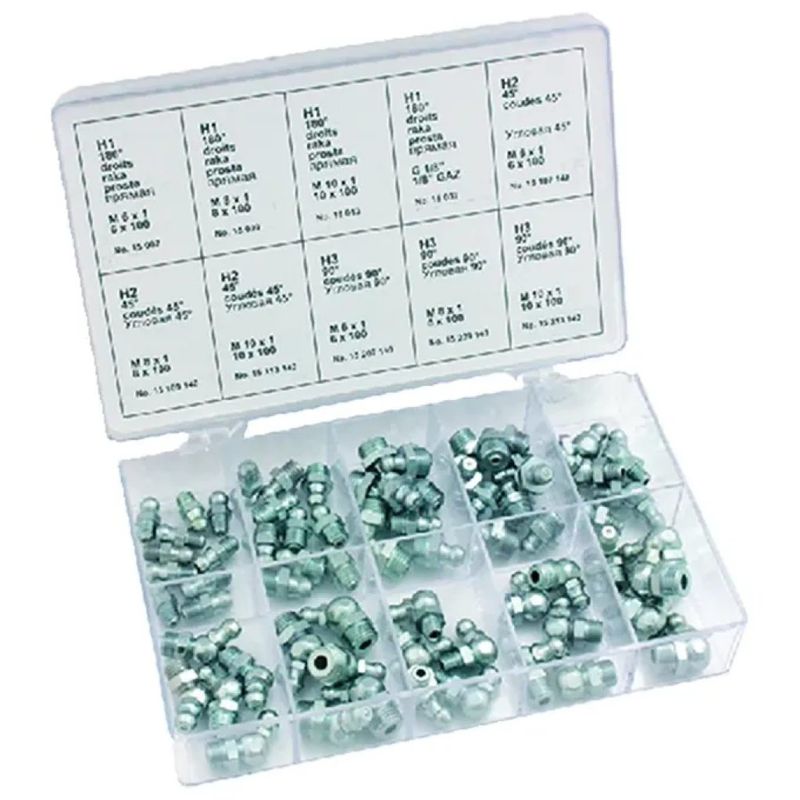 Pressol 16 092 Assortimento di ingrassatori, 70 pezzi