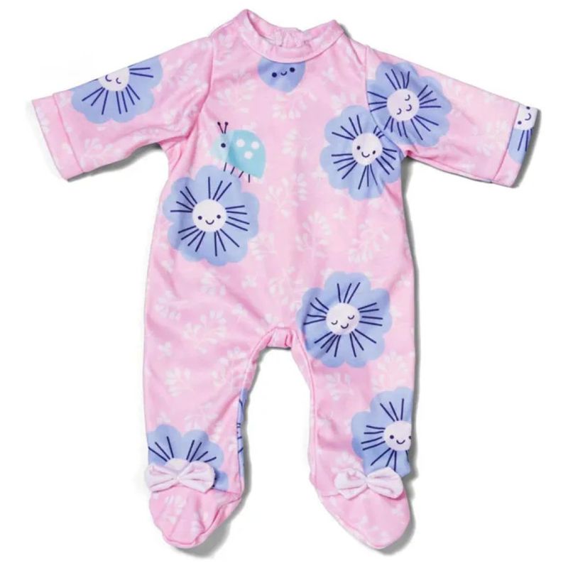 MGA BABY born 838891 – Tutina floreale rosa per bambole da 43 cm