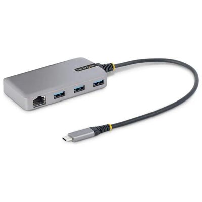 STARTECH.COM Hub USB-C StarTech con 3 porte USB-A e Gigabit Ethernet STARTECH.COM Hub USB-C StarTech con 3 porte USB-A e Gigabit Ethernet