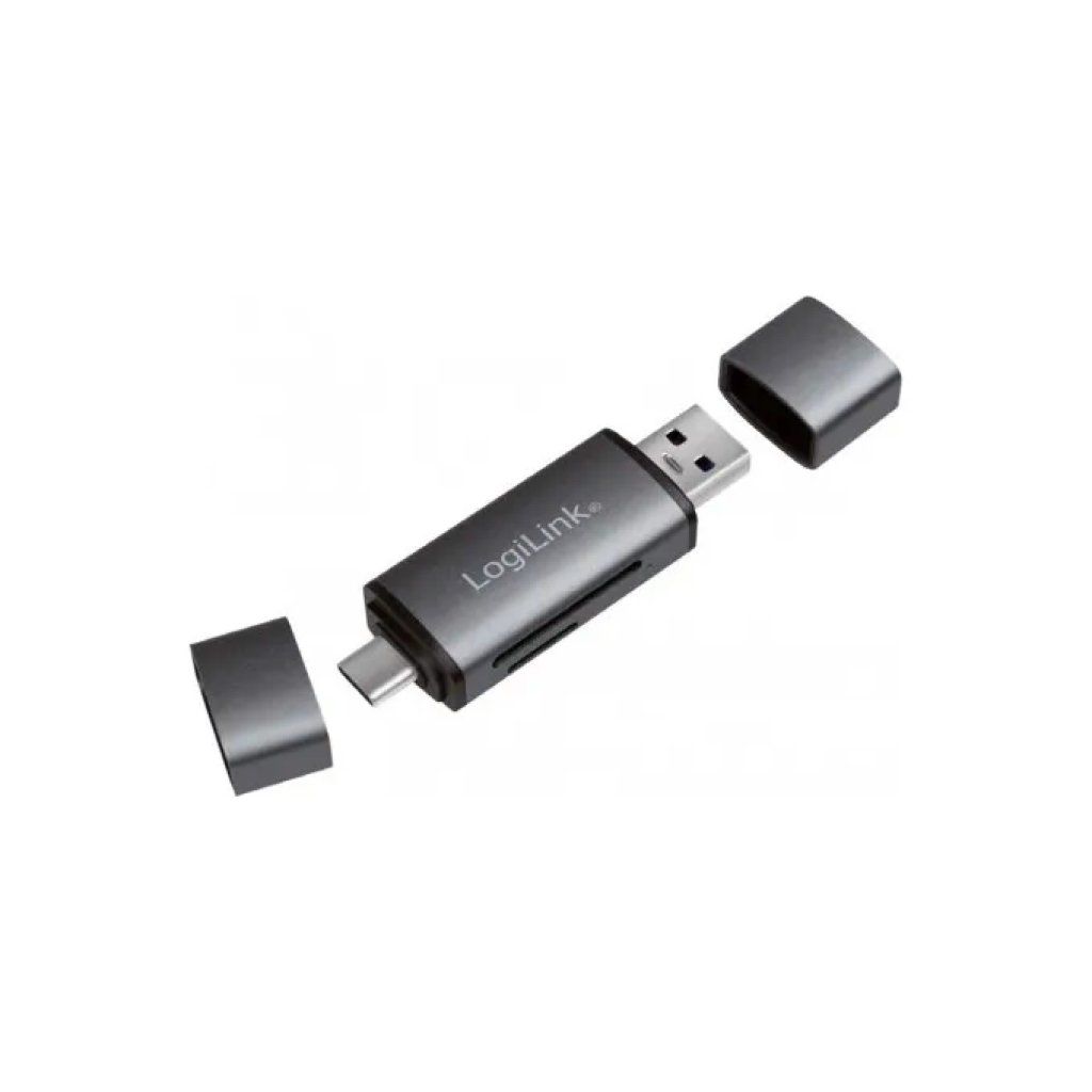 LogiLink lettore schede SD e MicroSD USB-C/USB-A 5 Gbps
