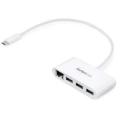 STARTECH.COM StarTech HB30C3A1GEA Hub USB-C con 3 porte USB-A e Gigabit Ethernet