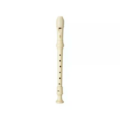 Yamaha YRS-23 Flauto Dolce Soprano in ABS, Avorio, Diteggiatura Tedesca