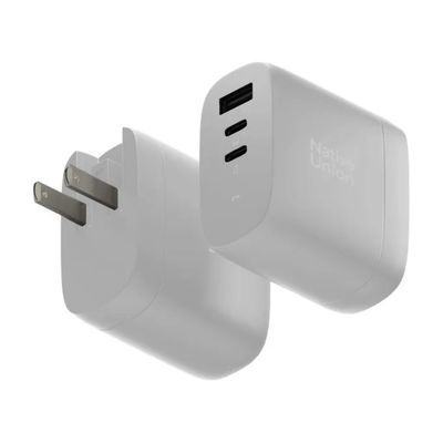 Native Union Fast GaN PD 67W – Caricatore USB-C e USB-A Bianco